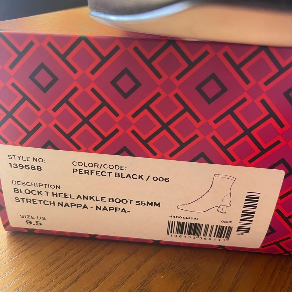 Tory Burch Black Women's Stretch Ankle Boots